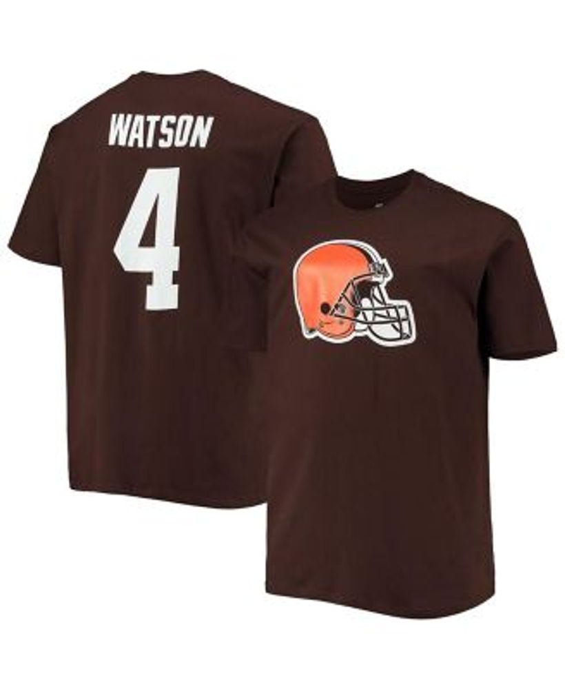 Fanatics Men's Branded Deshaun Watson Brown Cleveland Browns Big