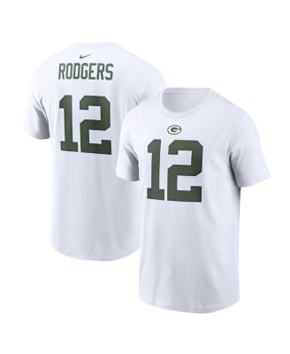 Women's Fanatics Branded Aaron Rodgers Green New York Jets Plus Size Player Name & Number V-Neck T-Shirt