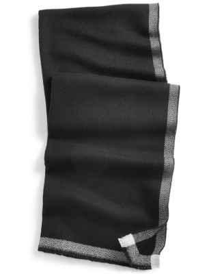 Men's Solid Tipped Scarf, Created for Macy's