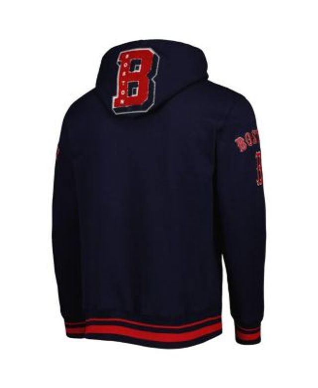 Men's Pro Standard Navy St. Louis Cardinals Mash Up Logo Pullover Hoodie Size: Medium