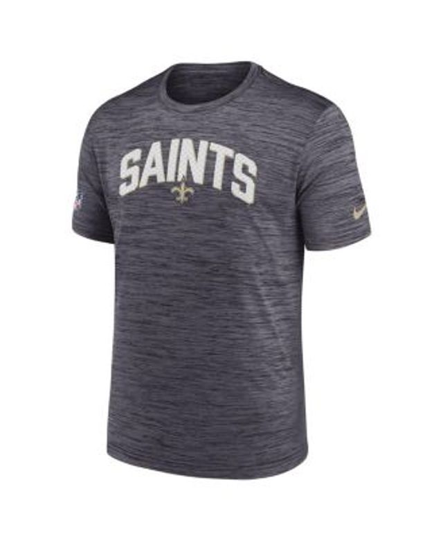 Men's Nike White New Orleans Saints Sideline Velocity Athletic Stack  Performance Long Sleeve T-Shirt