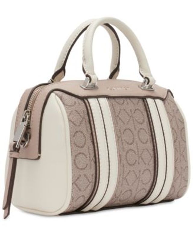 Calvin Klein Blake Signature Top Zipper Mini Satchel