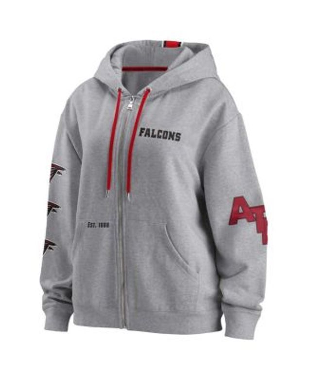 WEAR by Erin Andrews Women's Heathered Gray Buffalo Bills Full-Zip Hoodie -  Macy's