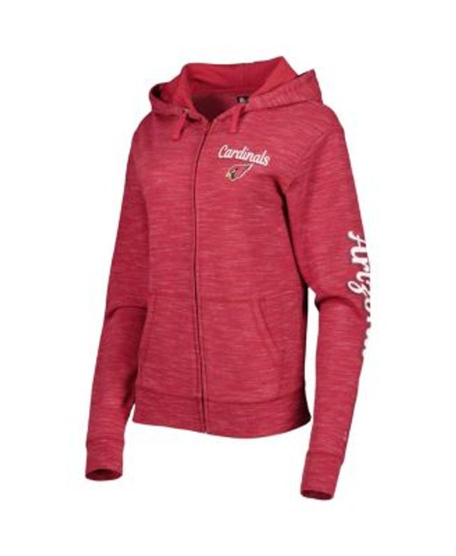 St. Louis Cardinals New Era Women's Colorblock Full-Zip Hoodie - Red