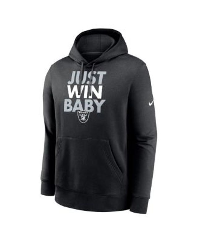 Men's Nike Black Las Vegas Raiders Sideline Athletic Stack Performance Pullover Hoodie Size: Small