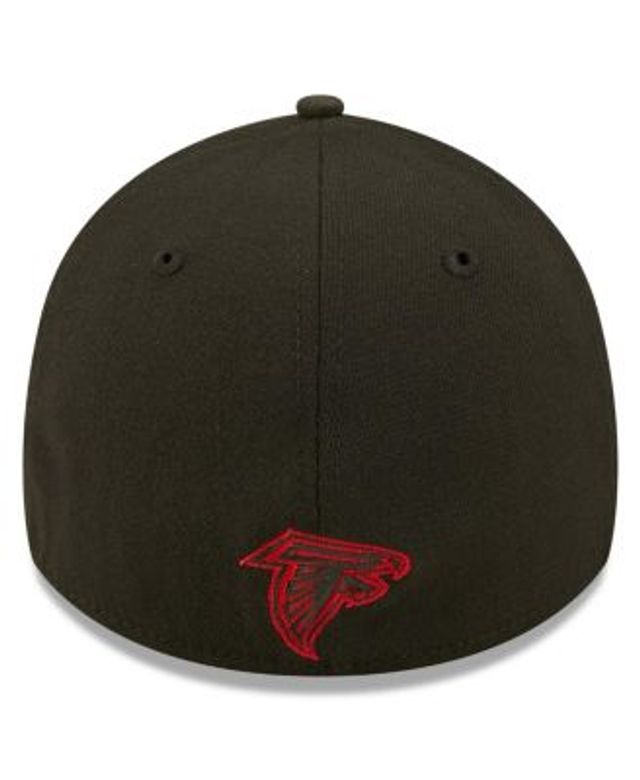 Atlanta Falcons New Era Team Banded 39THIRTY Flex Hat - Black/Red