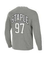 NFL Properties Men's NFL X Staple Gray Las Vegas Raiders Core Long Sleeve  Jersey Style T-shirt - Macy's