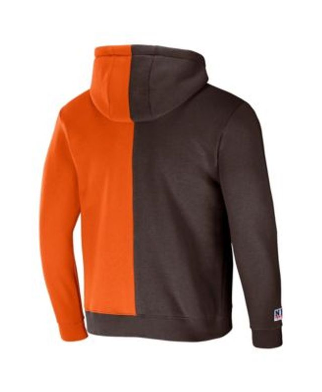 Men's Chicago Bears NFL x Staple Orange Split Logo Pullover Hoodie