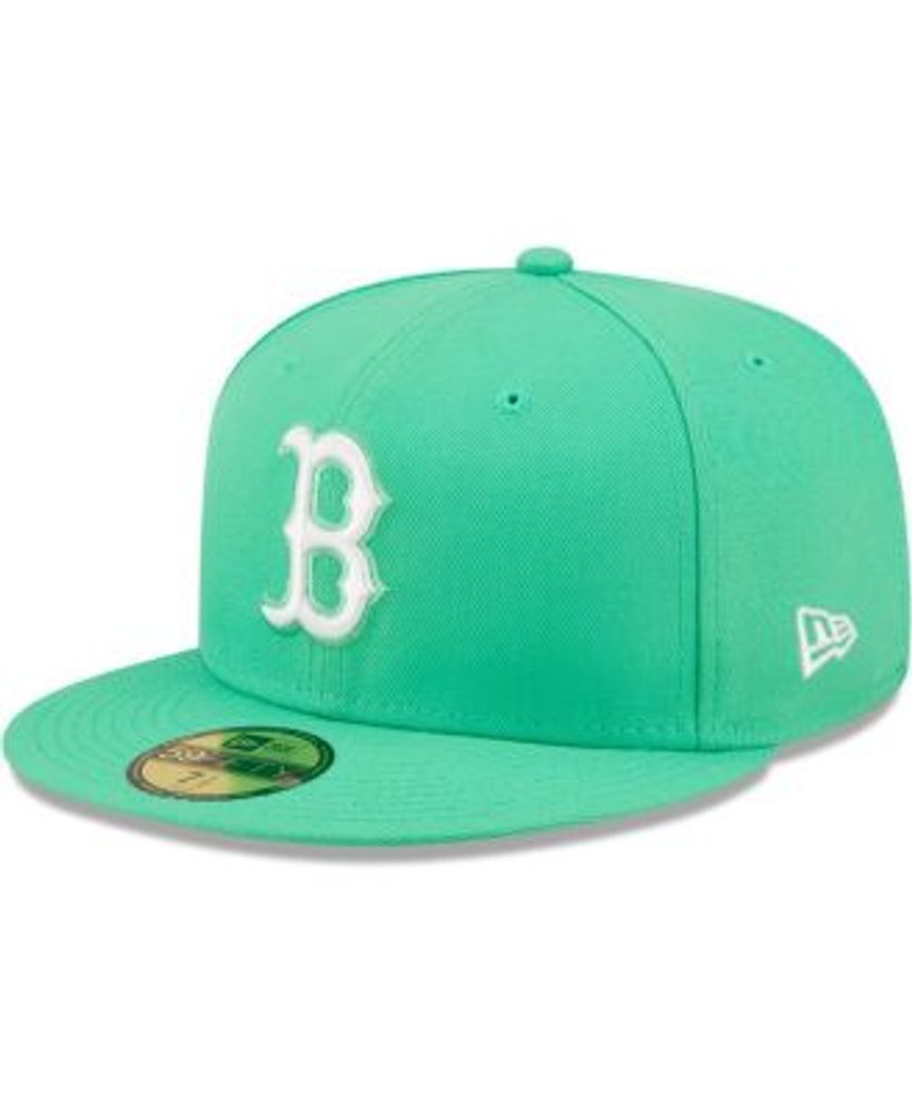 Boston Red Sox New Era White Logo 59FIFTY Fitted Hat - Cardinal