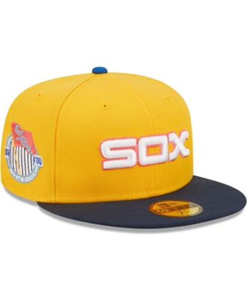 Men's New Era Black/Gold Chicago White Sox 59FIFTY Fitted Hat