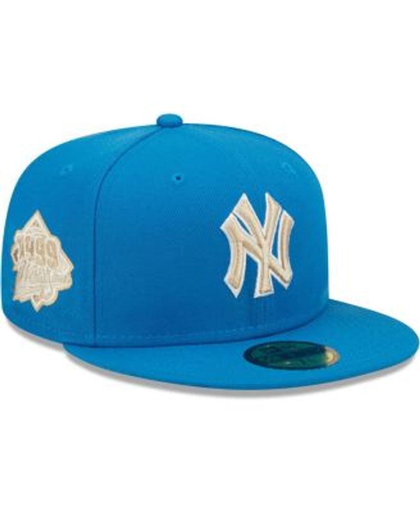 New Era, Accessories, New Era Ny Yankees Mlb 59fifty Fitted Hat Baseball Cap  Light Blue Sz 7 8
