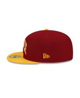 Washington Commanders New Era Tri-Chrome 59FIFTY Fitted Hat - Cream/Burgundy