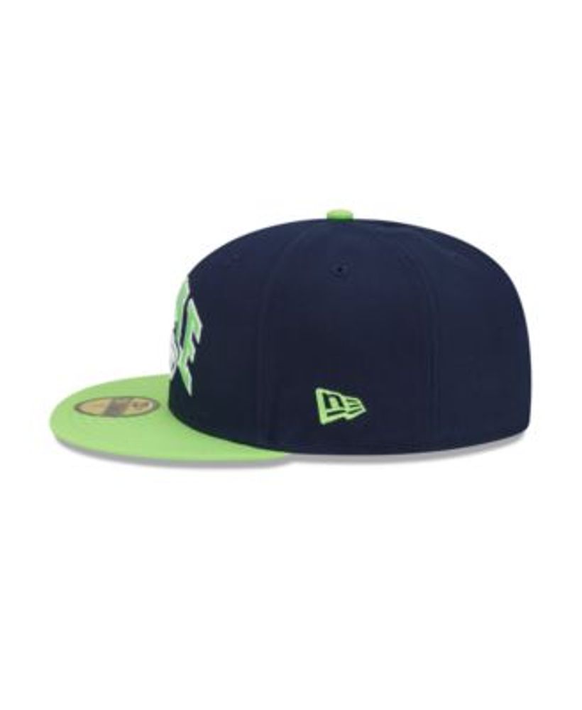 Men's Seattle Seahawks New Era College Navy/Neon Green 2023