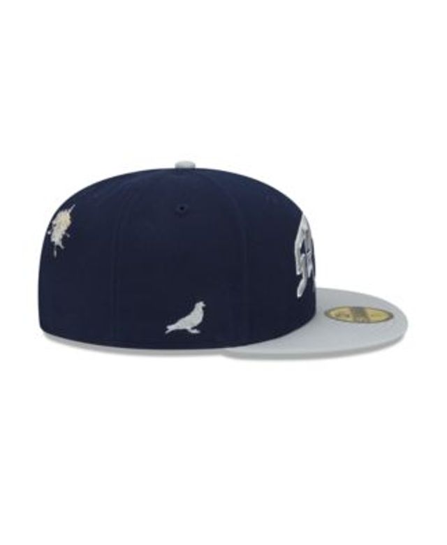 New Era Men's X Staple Navy, Orange Chicago Bears Pigeon 9Fifty Snapback  Hat