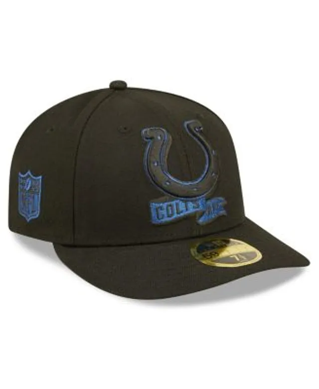 Men's Indianapolis Colts New Era Black 2022 Sideline 59FIFTY Low