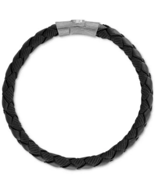 Esquire Men’s Jewelry Heavy Serpentine Link Bracelet in Gold-Plated Sterling Silver