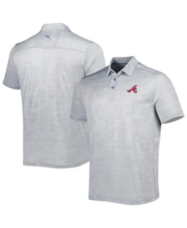 Men's Reyn Spooner White Atlanta Braves Performance Polo