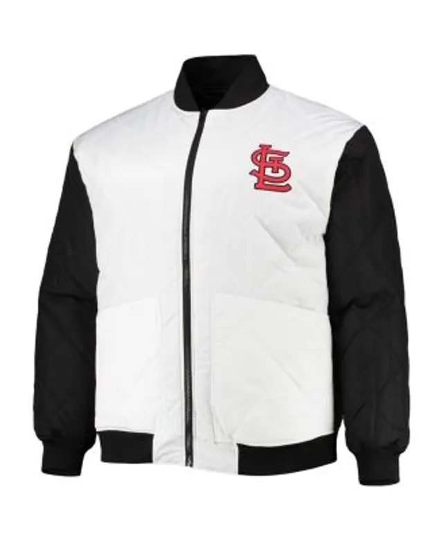 PROFILE Men's White/Black St. Louis Cardinals Reversible Satin