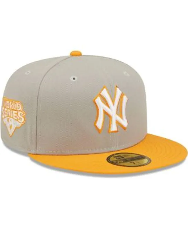 New Era Men's Navy, Gray New York Yankees 2009 World Series Champions  Letterman 59FIFTY Fitted Hat