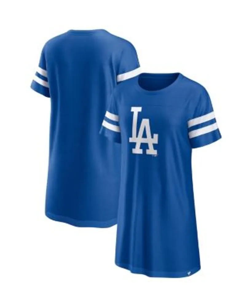 Women's Fanatics Branded White/Royal Los Angeles Dodgers Iconic