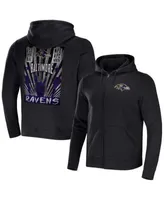 Fanatics Men's NFL x Darius Rucker Collection by Black New Orleans Saints  Rocker Full-Zip Hoodie