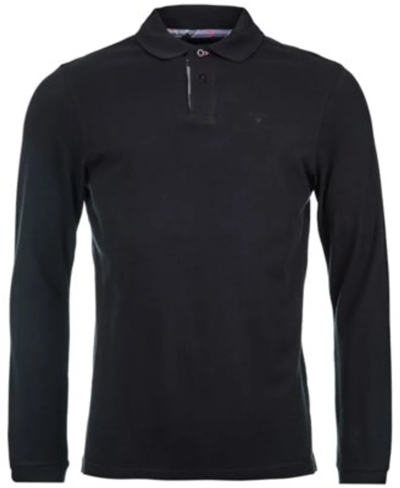 Men's Essential Long Sleeve Sports Polo