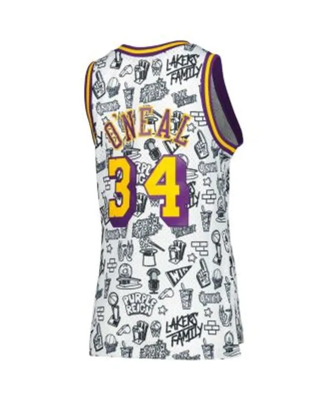 Mitchell & Ness Ray Allen White Milwaukee Bucks 1996 Doodle Swingman Jersey