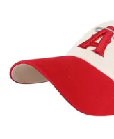 47 Brand Men's Red Los Angeles Angels Area Code City Connect Clean Up  Adjustable Hat