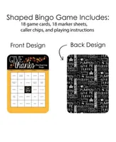 Big Dot of Happiness Las Vegas - Bar Bingo Cards and Markers - Casino Party  Bingo Game - Set of 18 