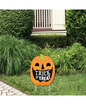 Jack-O'-Lantern Halloween - Outdoor Lawn Sign - Kids Halloween Party Yard Sign - 1 Piece