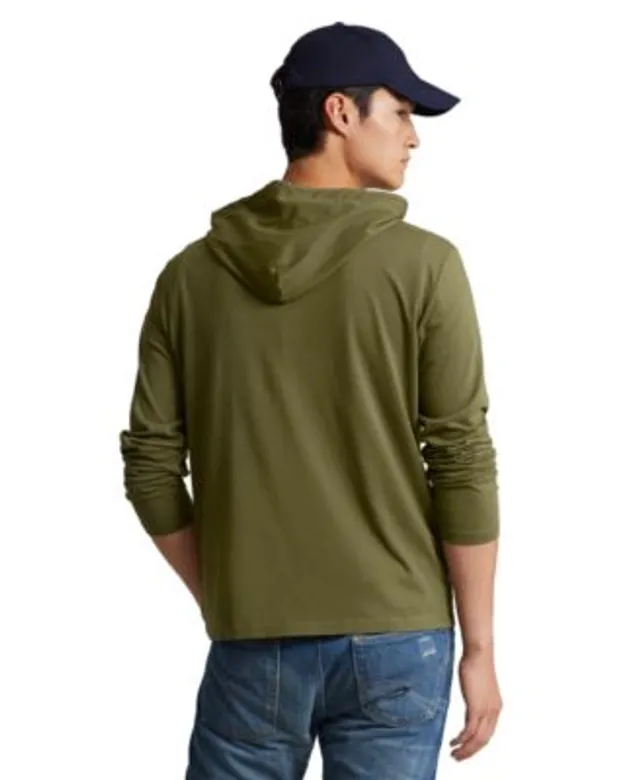 Polo Ralph Lauren Men's Logo Hooded Baseball Jersey - Macy's