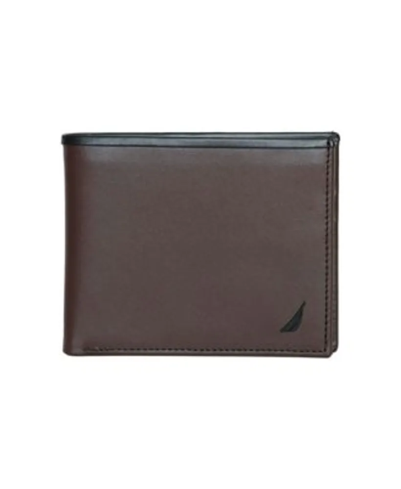 Nautica Men's Front Pocket Leather Wallet