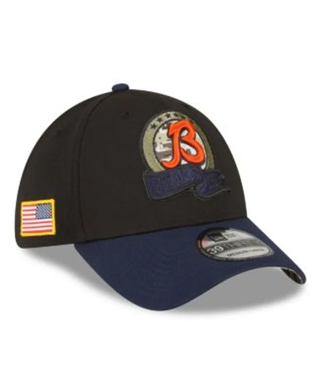 Men's New Era Black Chicago Bears 2022 Salute to Service 59FIFTY Fitted Hat