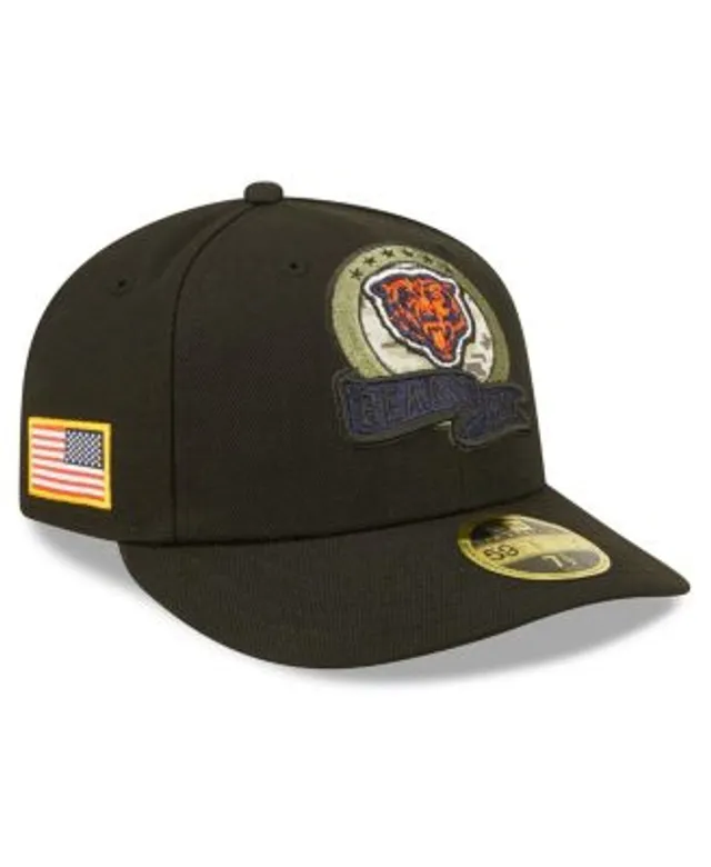 New Era Black Pittsburgh Steelers 2022 Salute to Service Low Profile 59FIFTY Fitted Hat