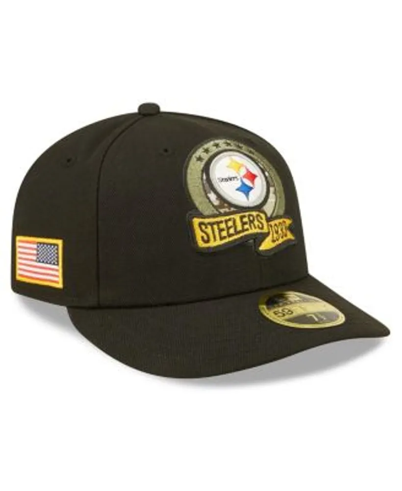 New Era Pittsburgh Steelers Salute to Service 2022 Fitted 59Fifty Hat, FITTED HATS, CAPS