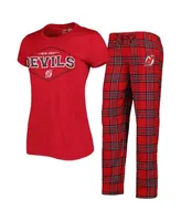 Women's Buffalo Bills Concepts Sport Royal/Red Badge T-Shirt & Pants Sleep  Set