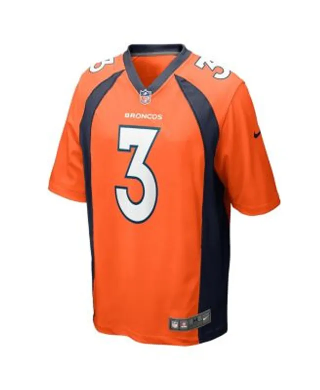 Men's Nike Russell Wilson Orange Denver Broncos Vapor Elite Jersey