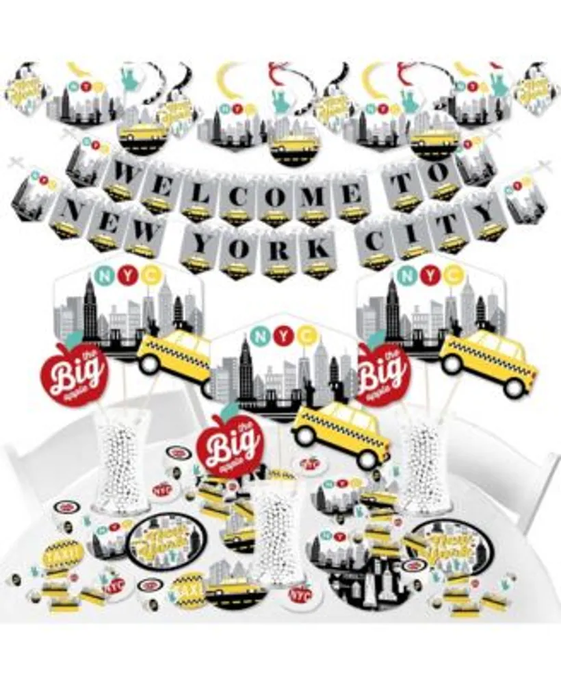 Big Dot of Happiness Las Vegas - Casino Party Supplies - Banner Decoration  Kit - Fundle Bundle