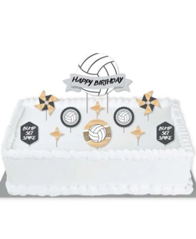 Girls Volleyball Cake Topper Girls Volleyball Party - Etsy
