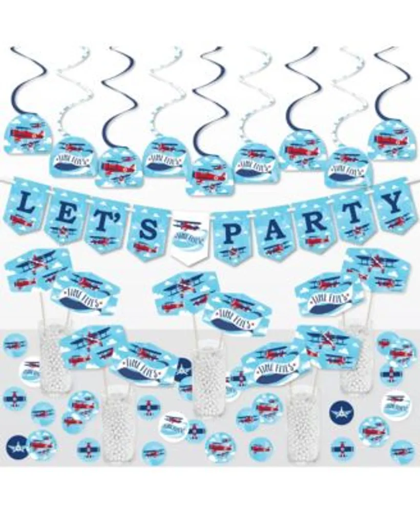 airplane themed birthday party supplies