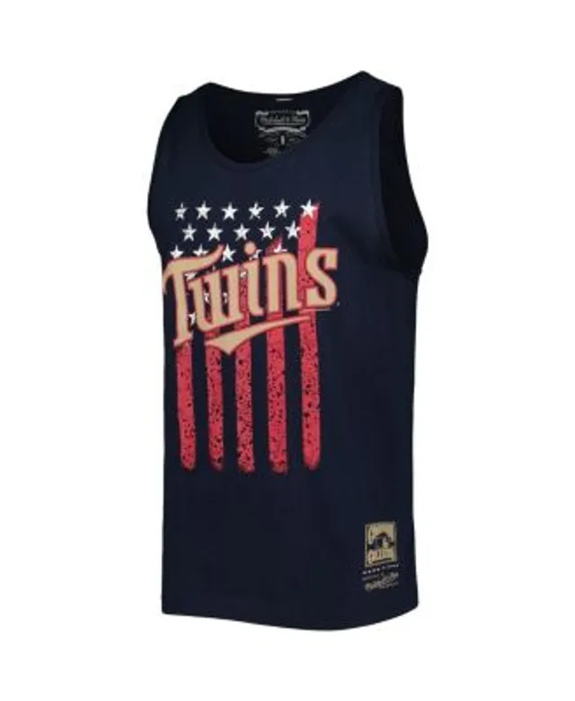 Men's New York Mets Mitchell & Ness Navy Cooperstown Collection Stars and  Stripes Tank Top
