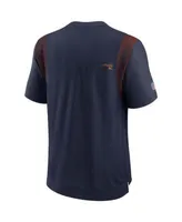 Men's Nike Heathered Gray Denver Broncos Primary Logo T-Shirt