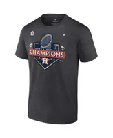 Toddler Fanatics Branded Heathered Gray Atlanta Braves 2021 World Series Champions Locker Room T-Shirt