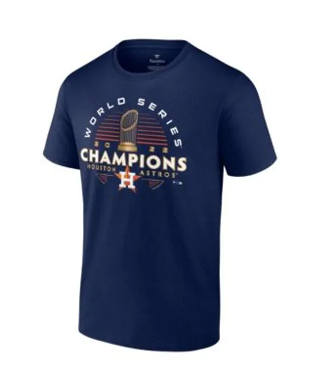 Men's Houston Astros Fanatics Branded Navy 2022 World Series Champions  Champion Logo T-Shirt