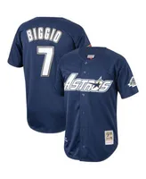 Jeff Bagwell Houston Astros Mitchell & Ness Youth Cooperstown Collection Mesh Batting Practice Jersey - Navy