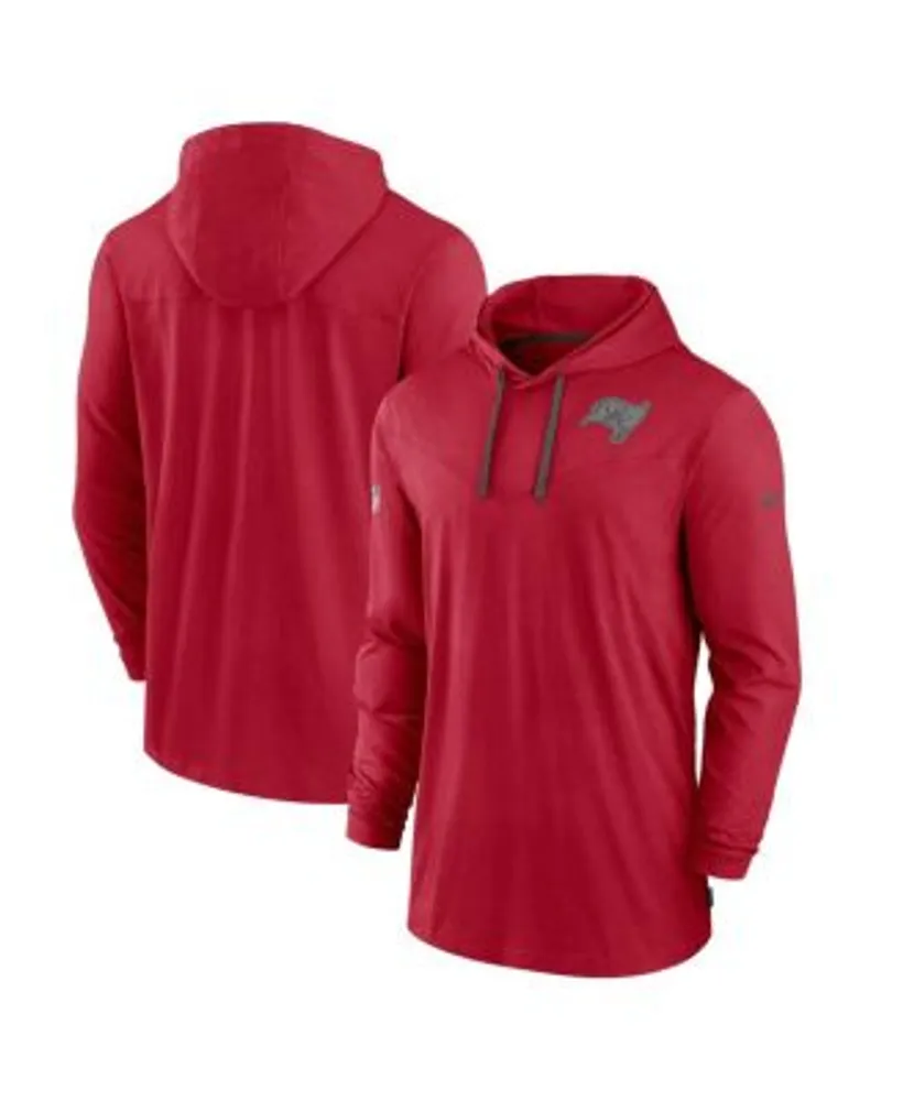 Nike Men's Red Tampa Bay Buccaneers Sideline Pop Performance Pullover Long  Sleeve Hoodie T-shirt