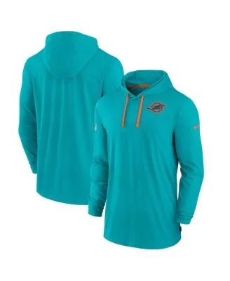 Men's '47 Aqua Miami Dolphins Legacy Premier Nico Pullover Hoodie Size: Medium