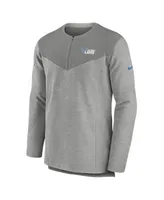 Nike Men's Blue Detroit Lions Sideline Logo Performance Pullover