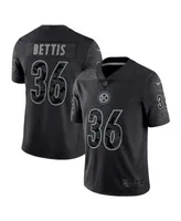 Nike Men's Jerome Bettis Black Pittsburgh Steelers Retired Player RFLCTV Limited  Jersey