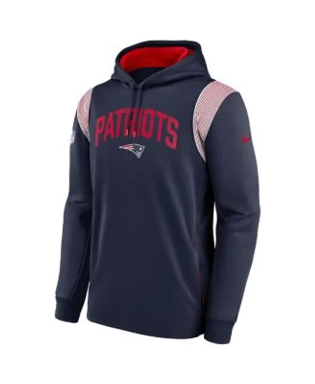 New England Patriots Nike Sideline Team Performance Full-Zip Hoodie - Gray